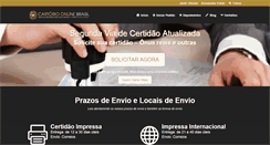 Desktop Screenshot of cartorioregistrodeimoveis.com.br
